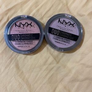 NYX duo chromatic illuminating powder bundle(2 in total)